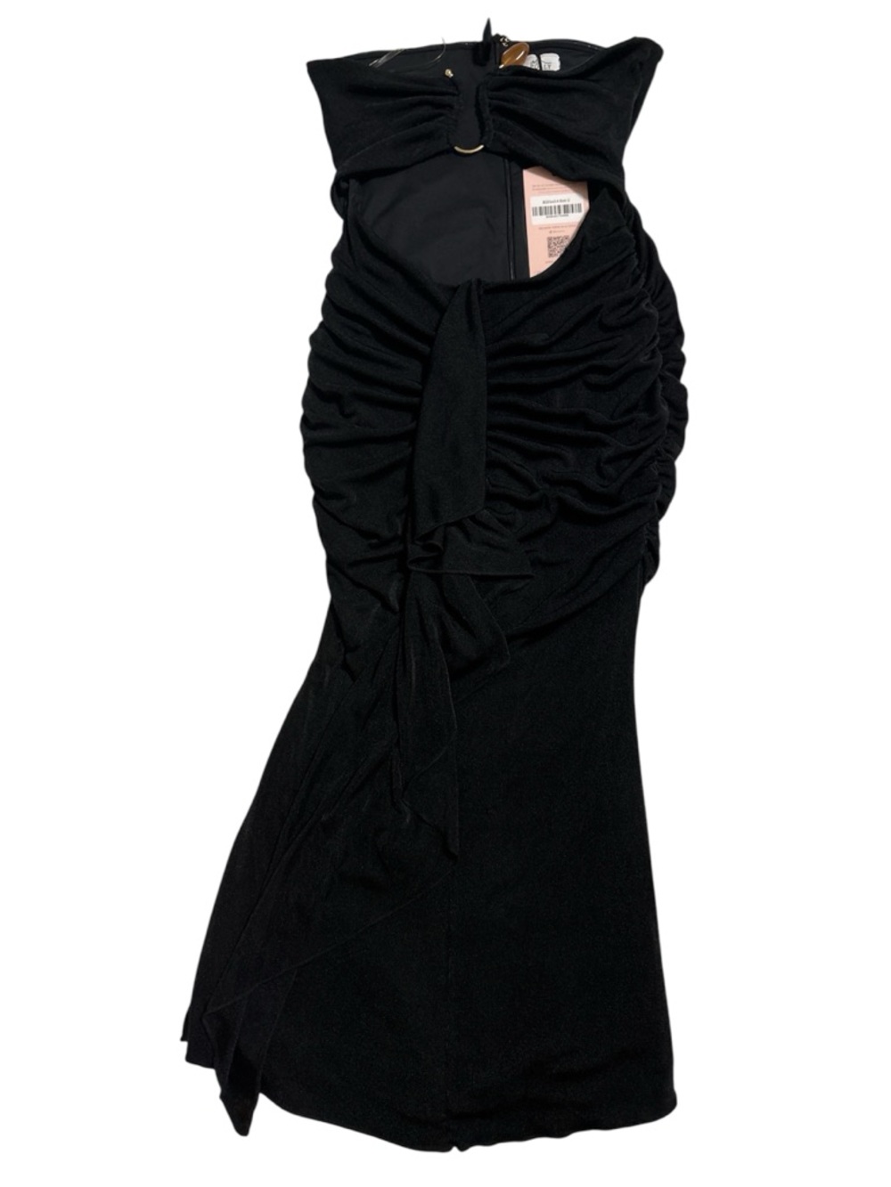RARE Oh Polly Susanna Hardware Detail Cut-Out Midaxi Dress in Black Sz 8 NWT - Picture 6 of 13